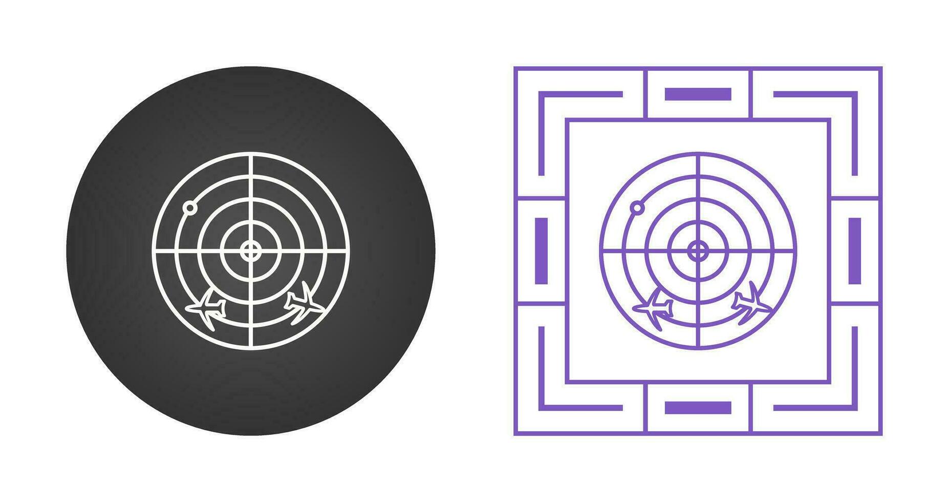 Radar Screen Vector Icon