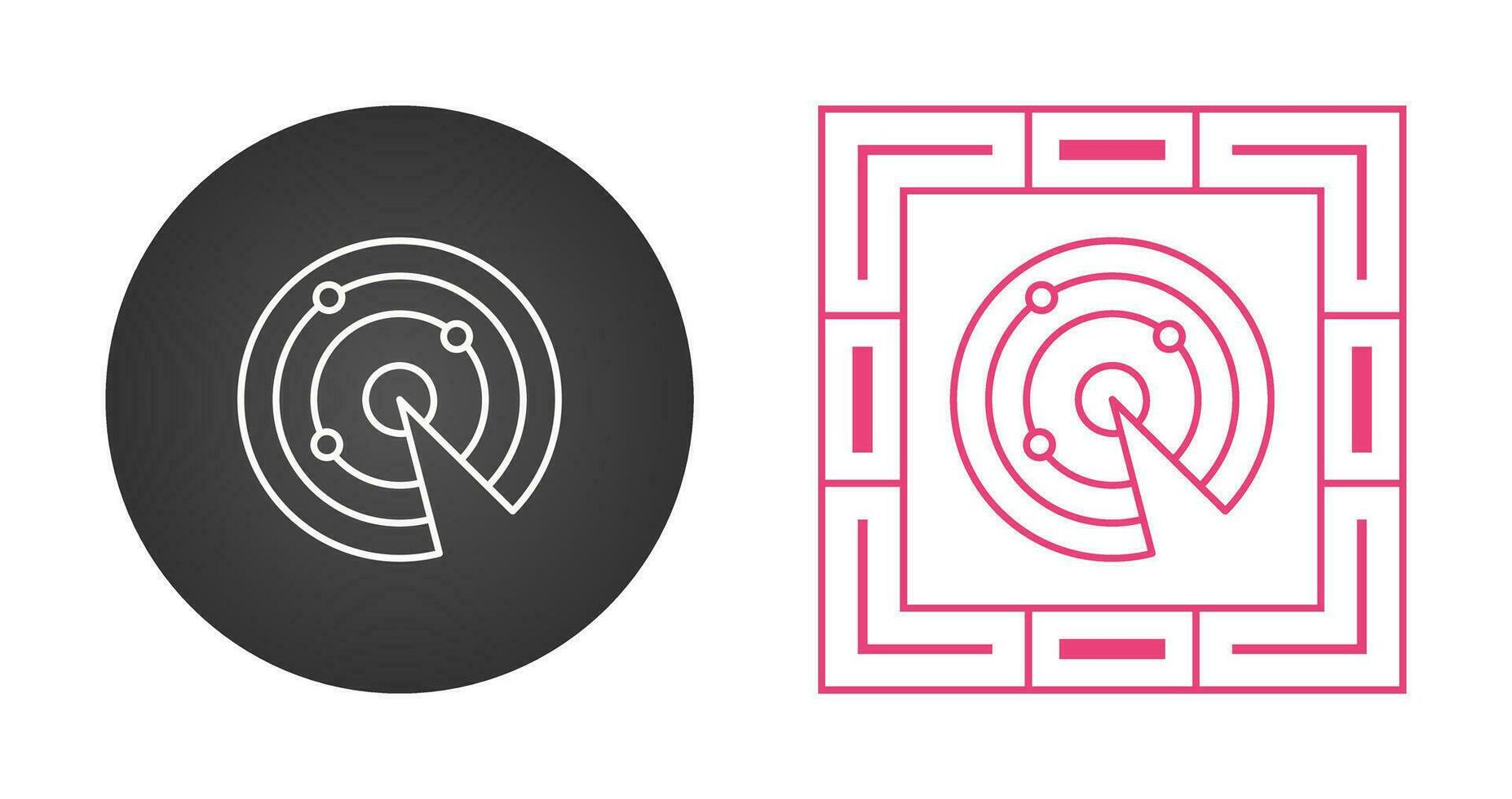 Radar Vector Icon