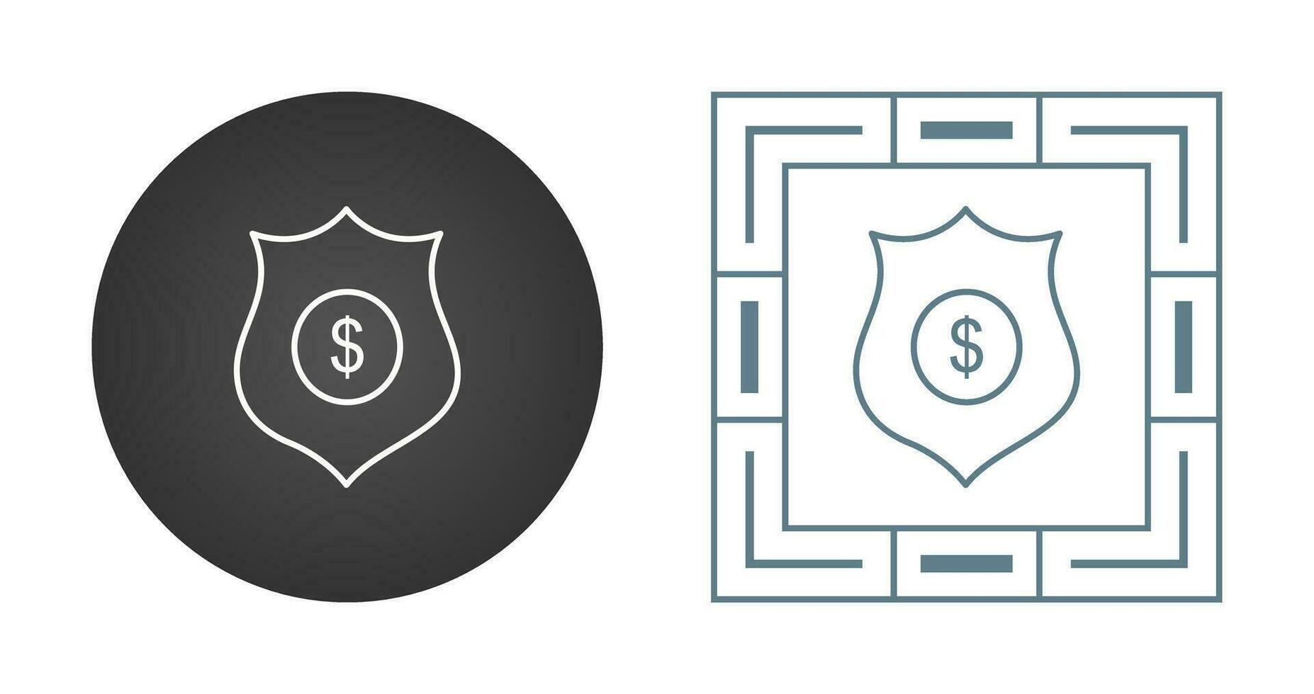 Dollar Badge Vector Icon