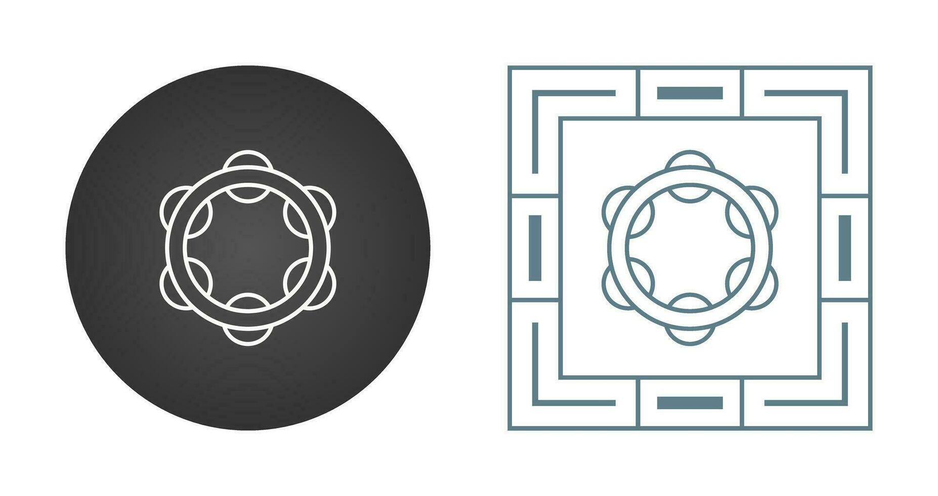 Tambourine Vector Icon