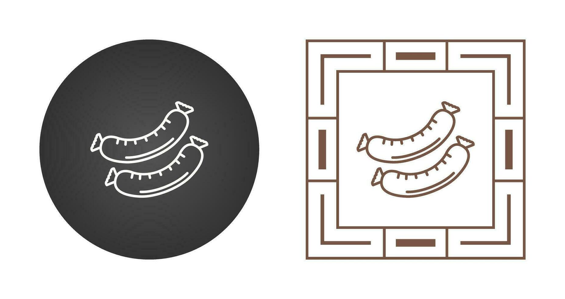 Sausage Vector Icon
