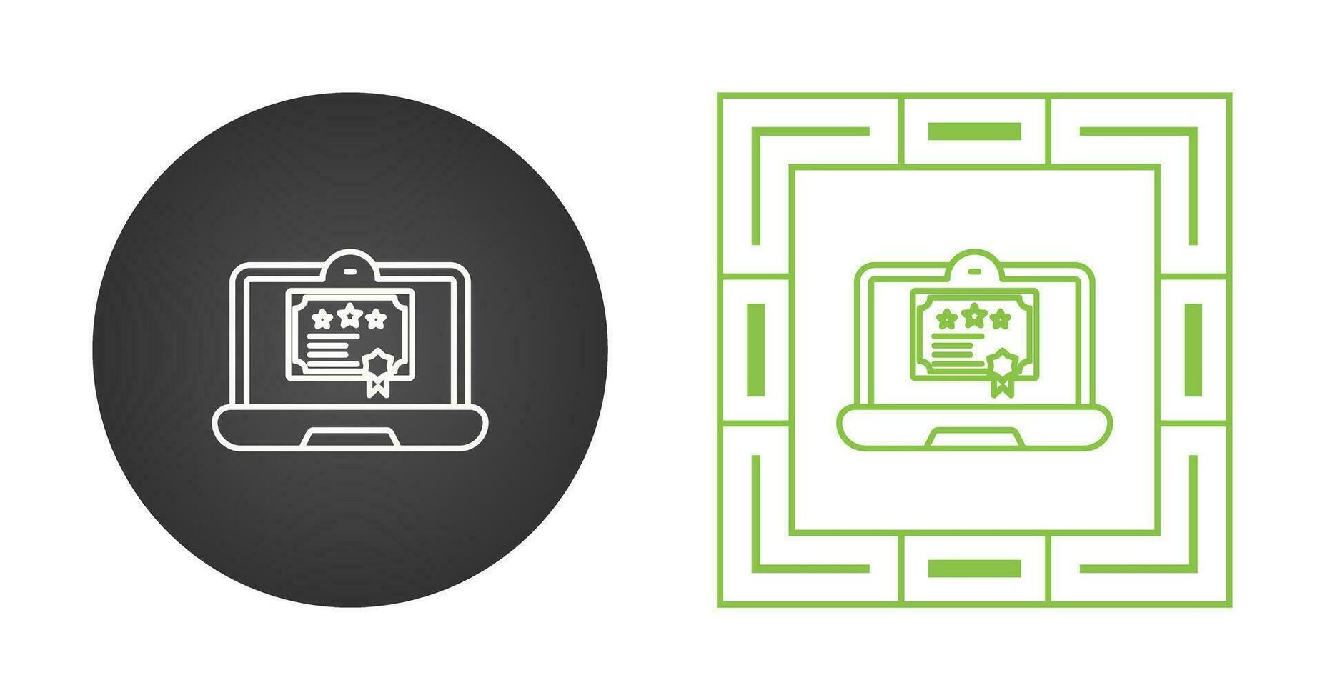 Digital Certificate Vector Icon