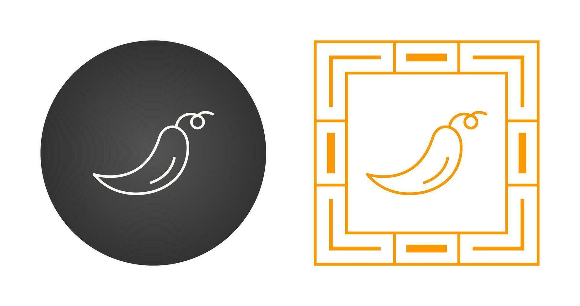 Chilli Vector Icon