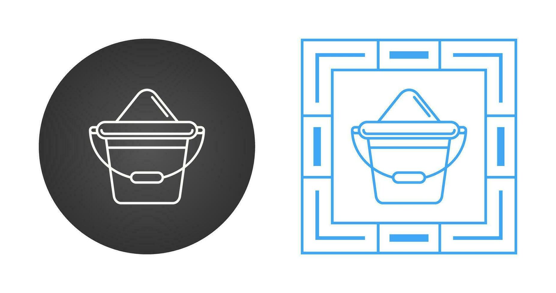 Sand Bucket Vector Icon