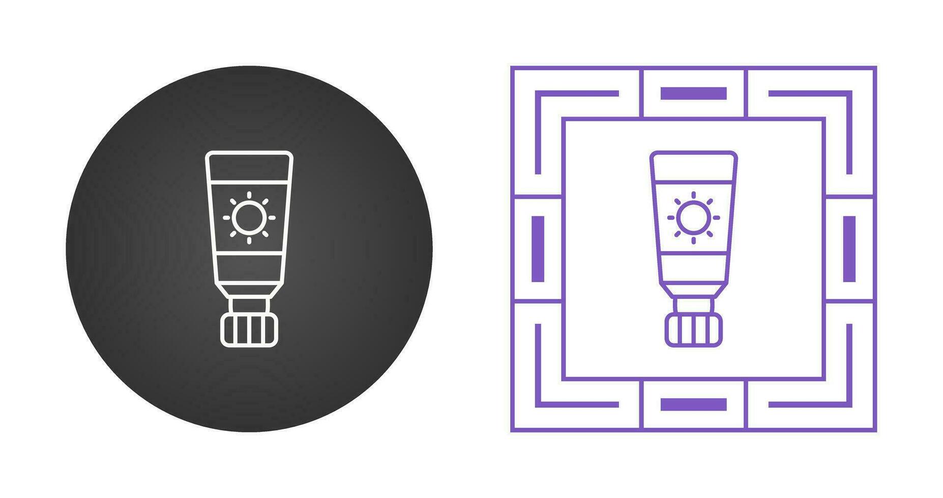 Sunscreen Vector Icon