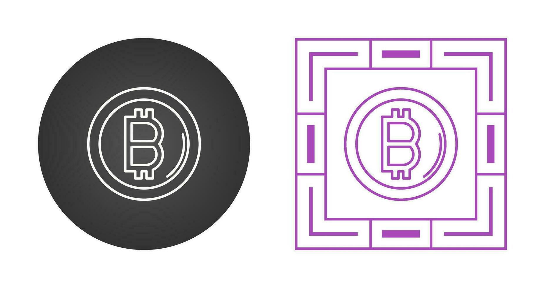 Bitcoin Vector Icon