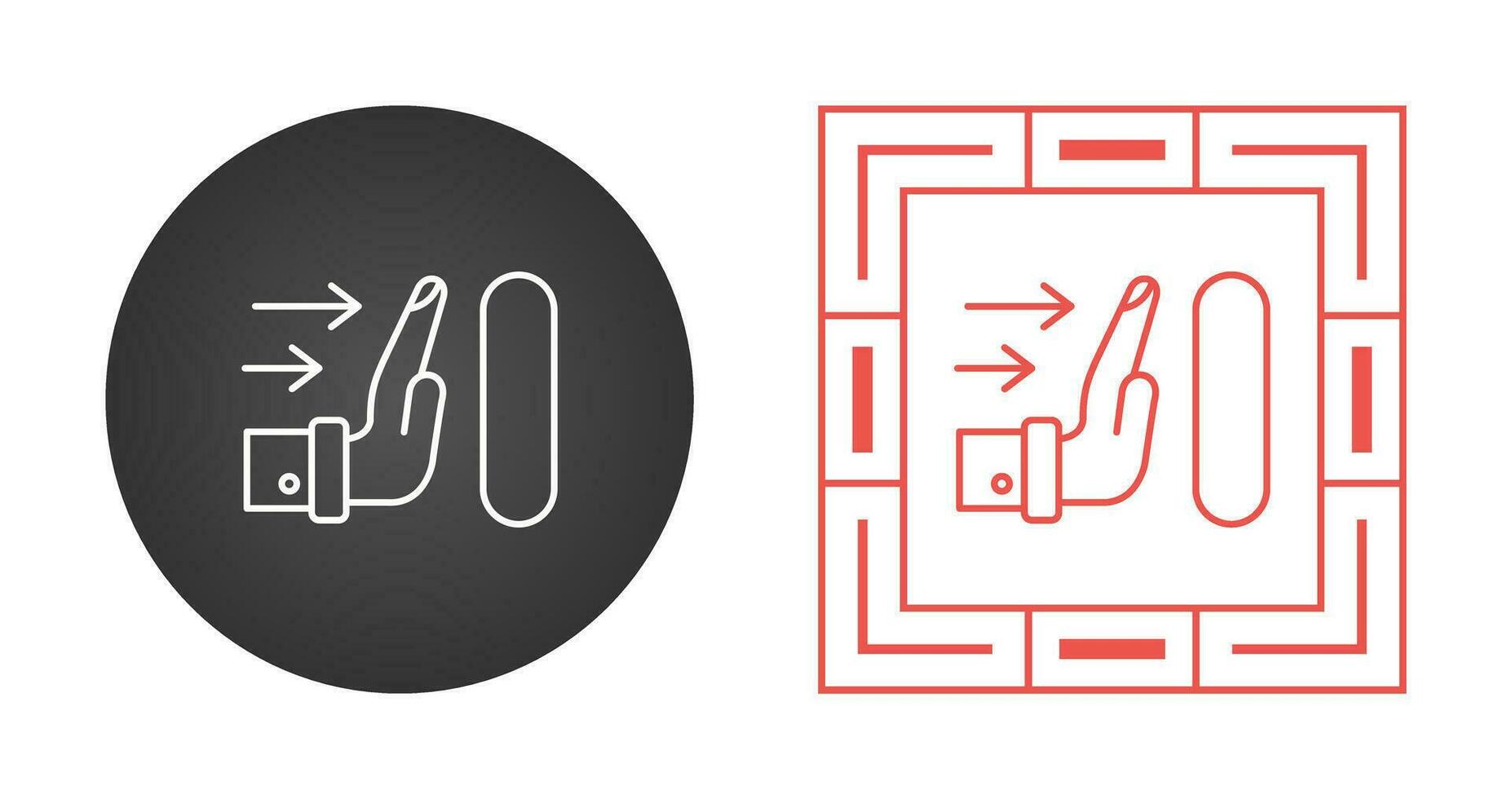 Push Vector Icon