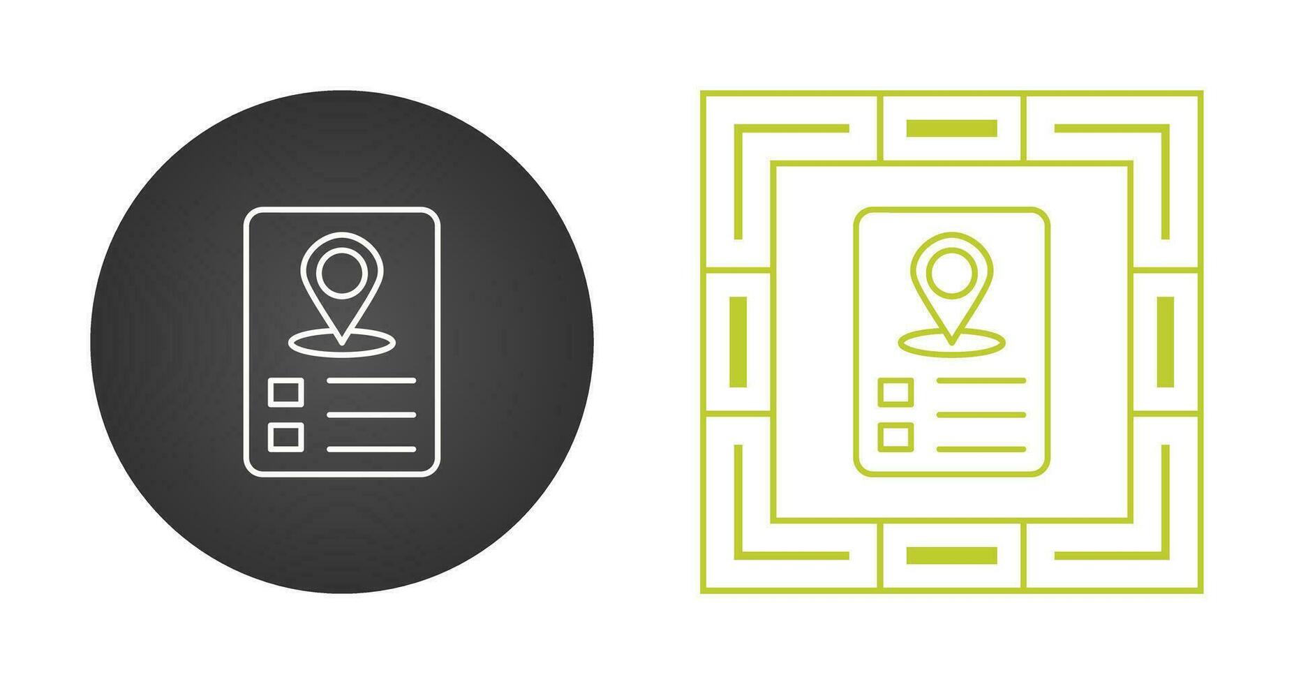 Itinerary Vector Icon