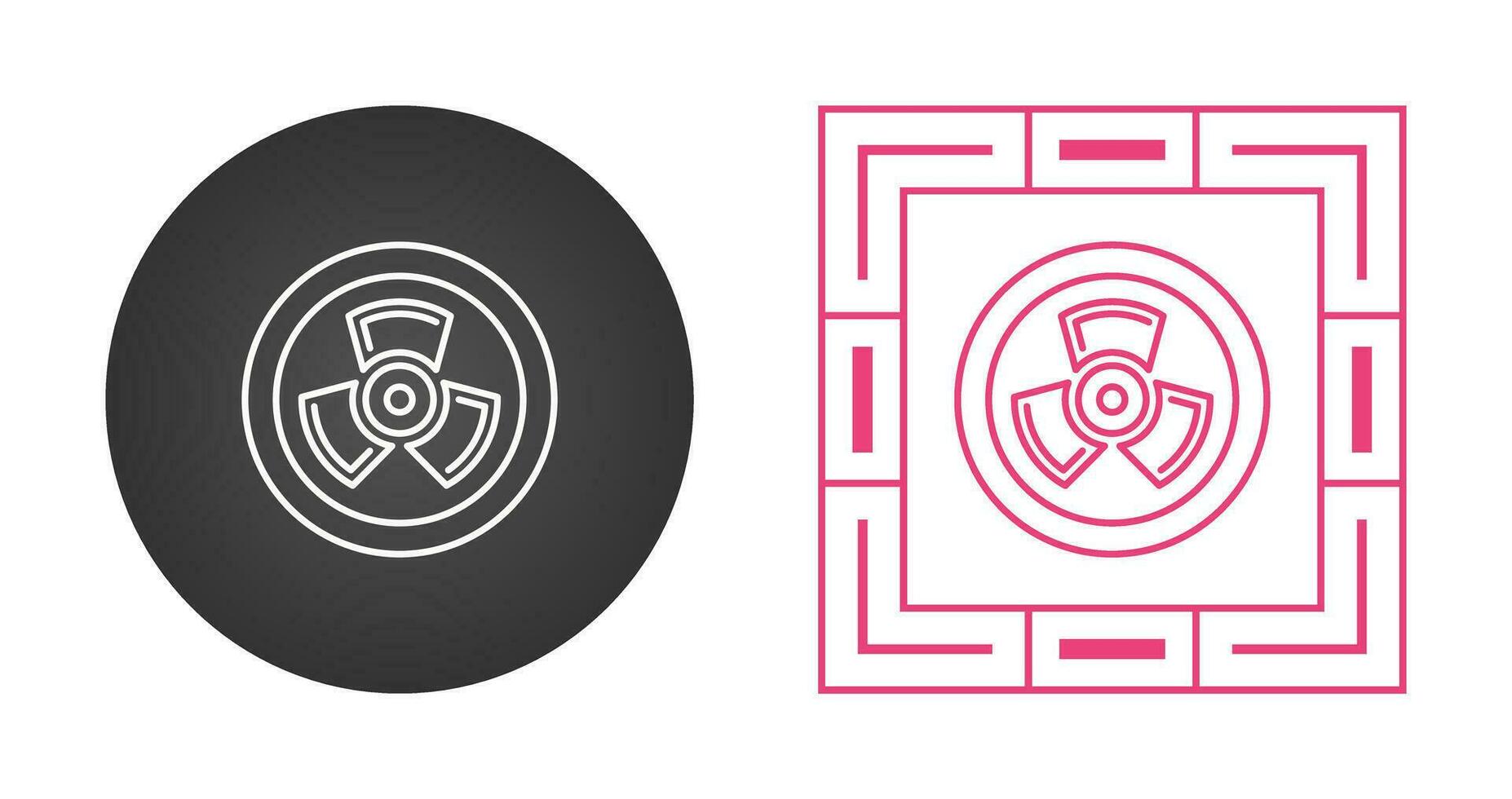Nuclear Vector Icon