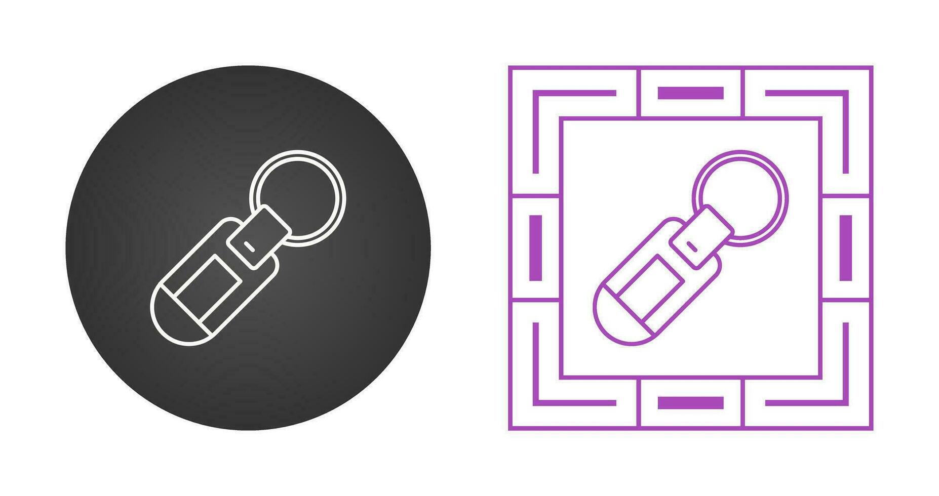 Keychain Vector Icon