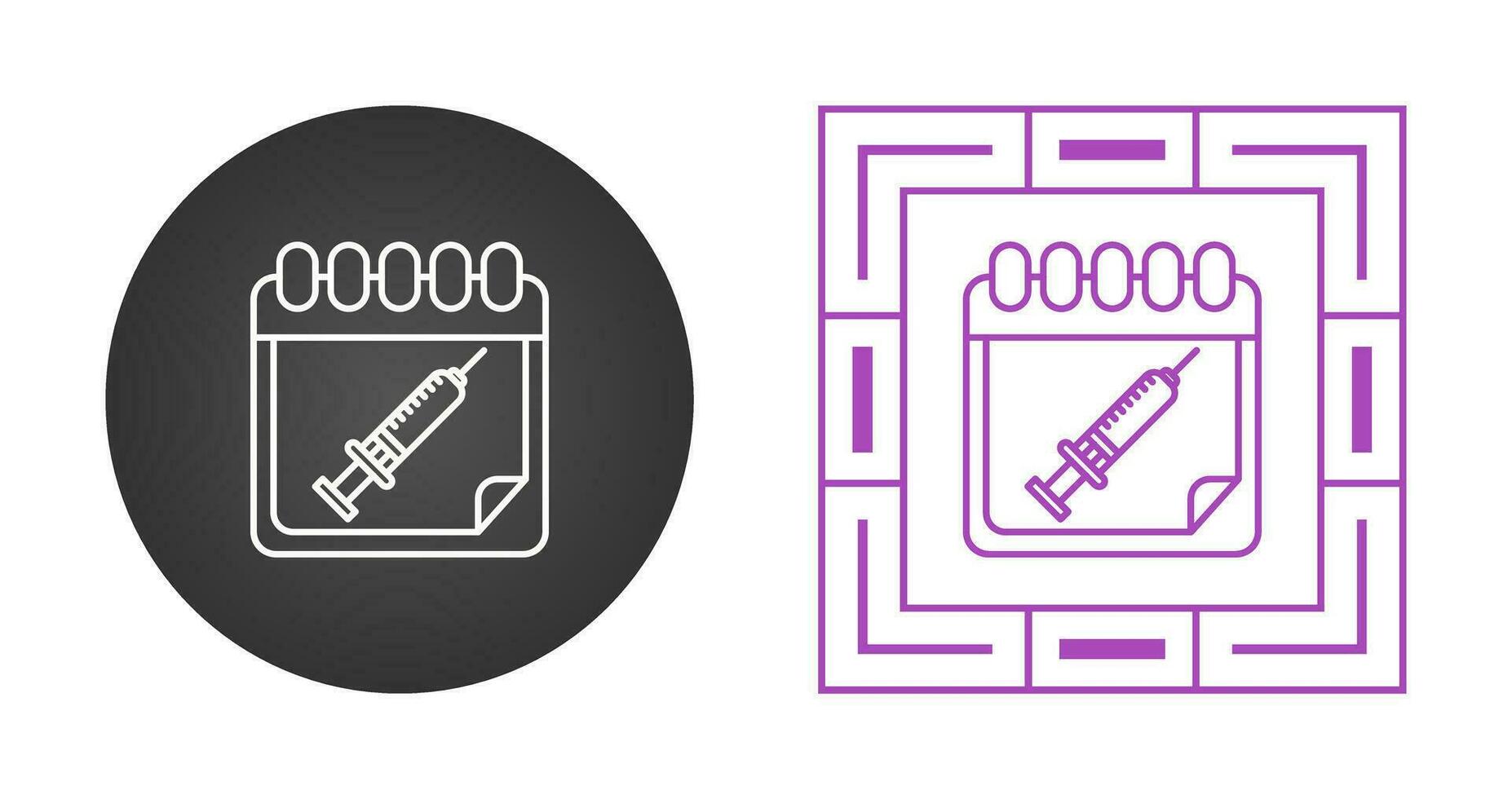 Vaccine Time Vector Icon