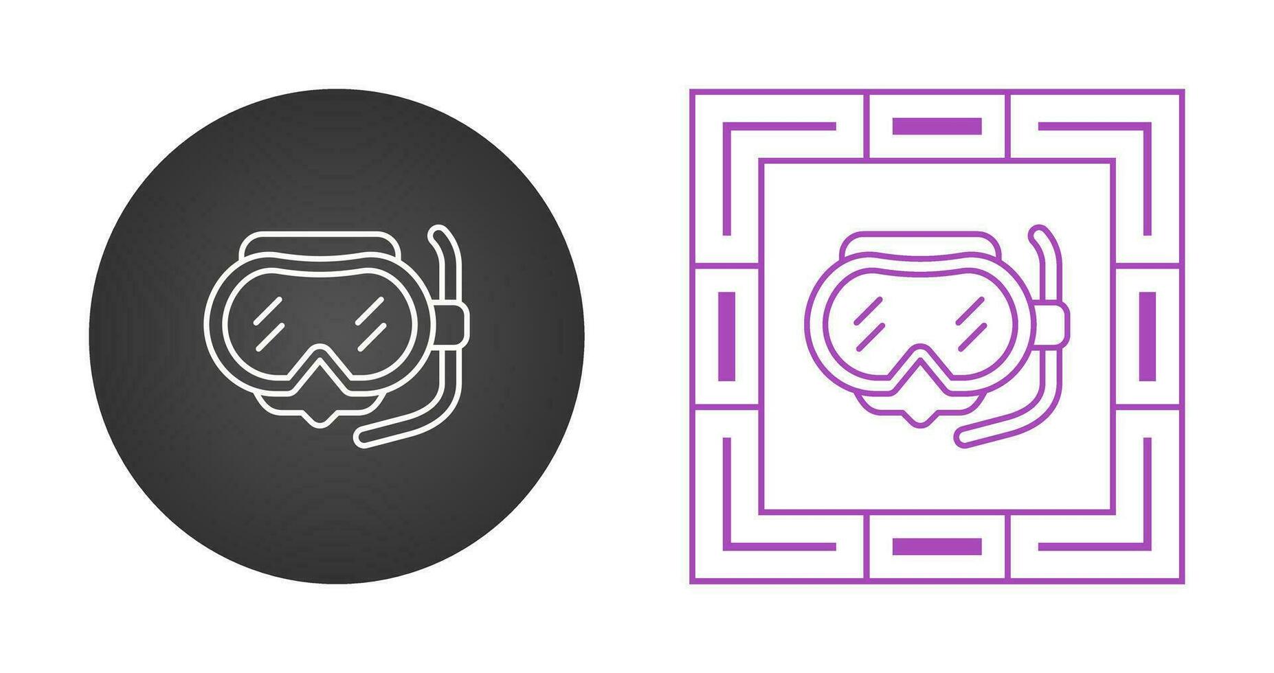 Diving Mask Vector Icon