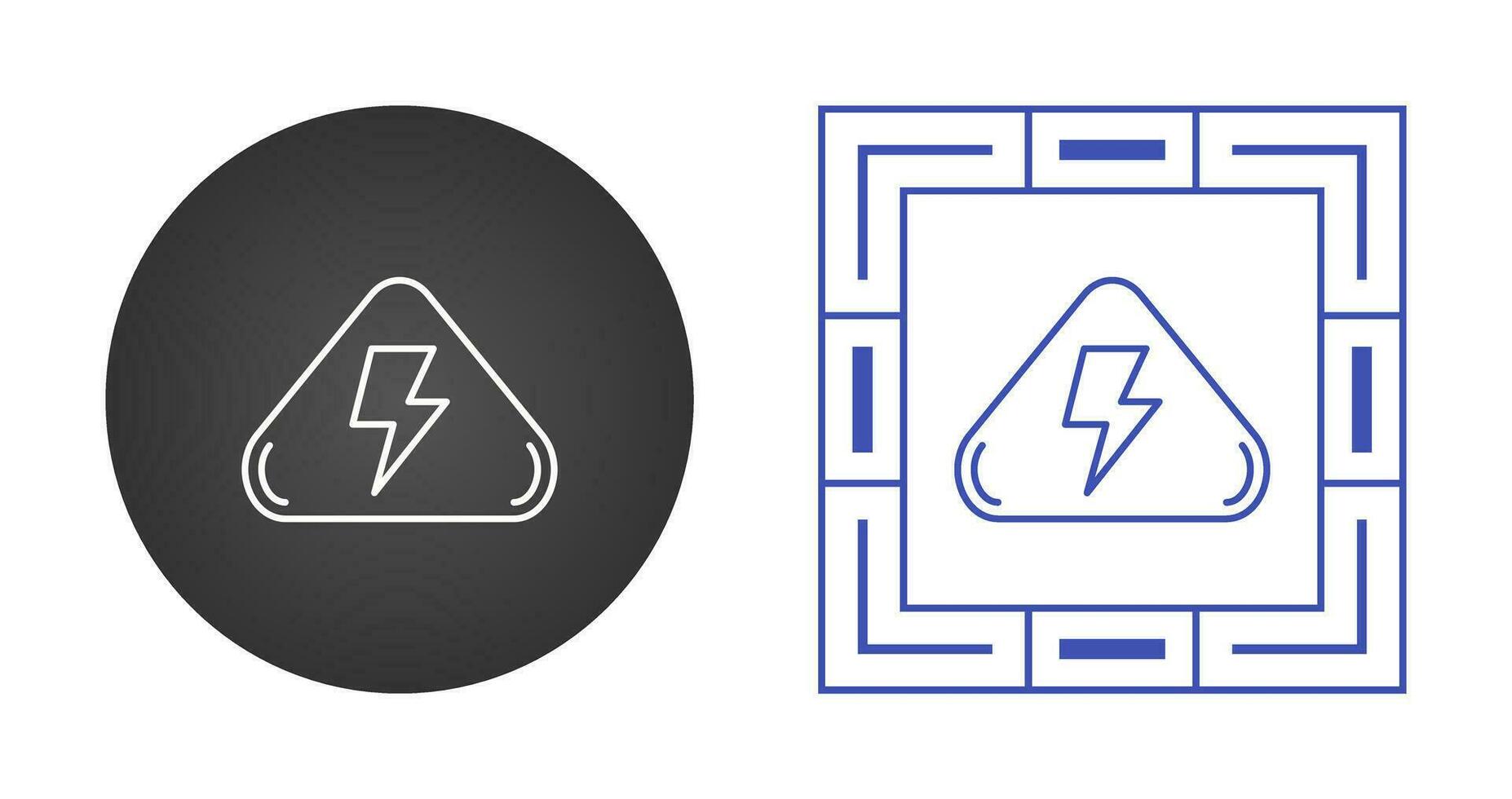 Electrical Hazard Vector Icon