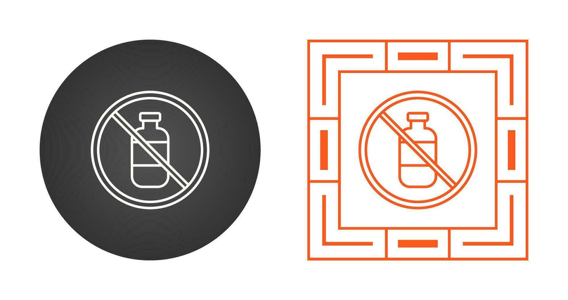 No Liquids Vector Icon