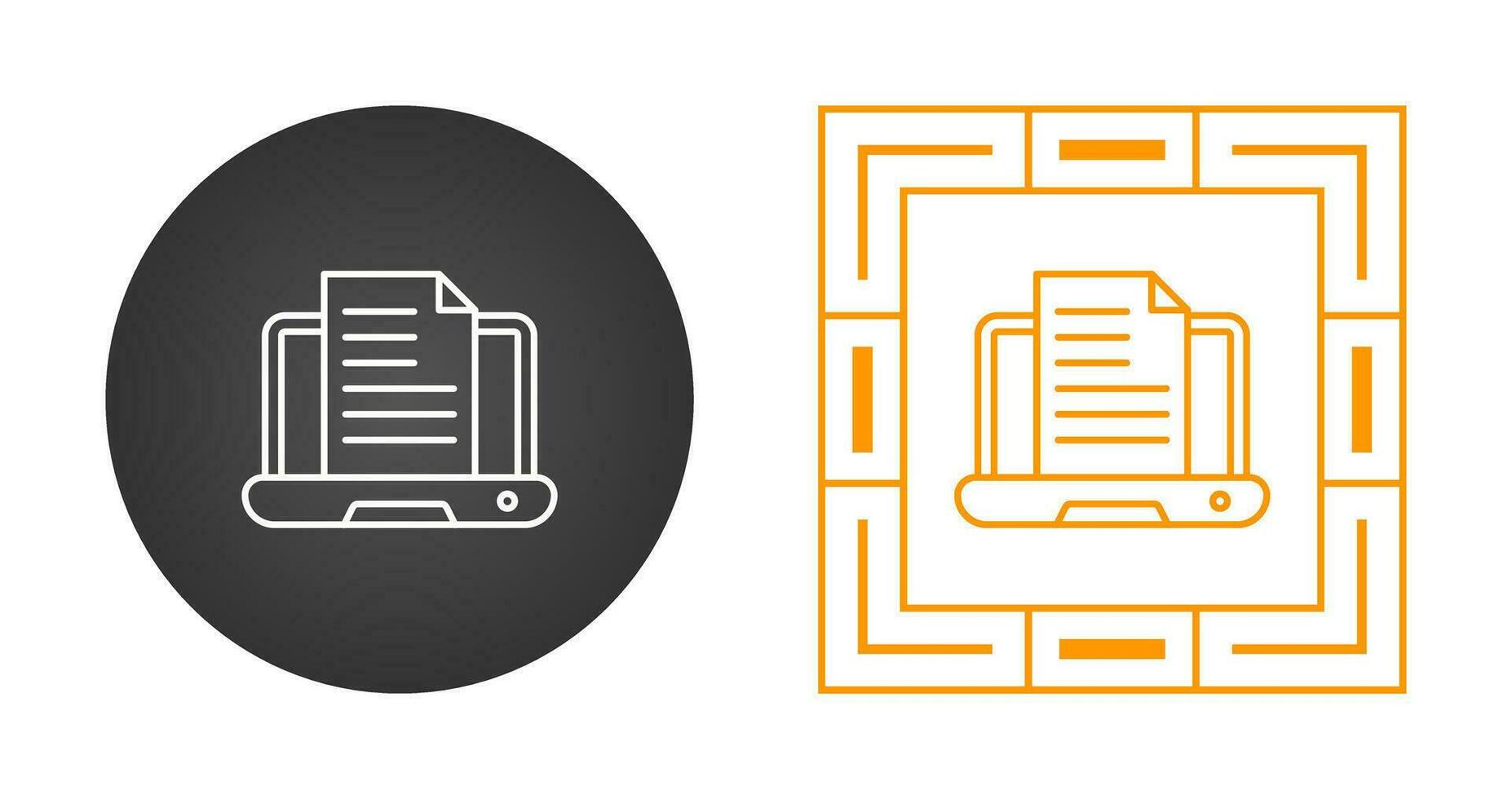 Content Writing Vector Icon
