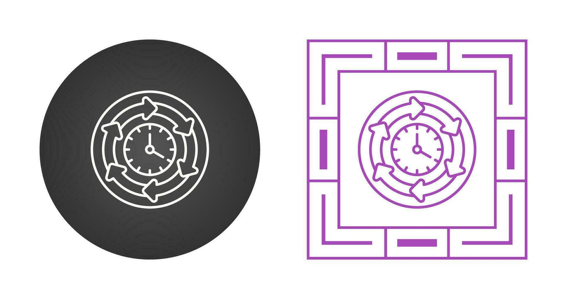 Processing Time Vector Icon