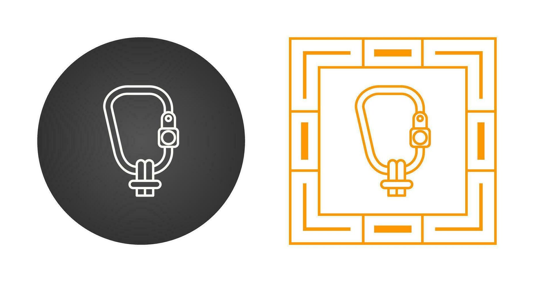 Carabiner Vector Icon