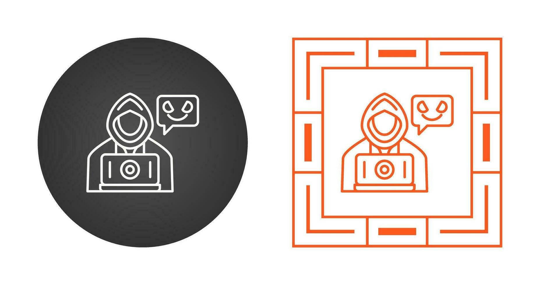 Cyber Attack Vector Icon