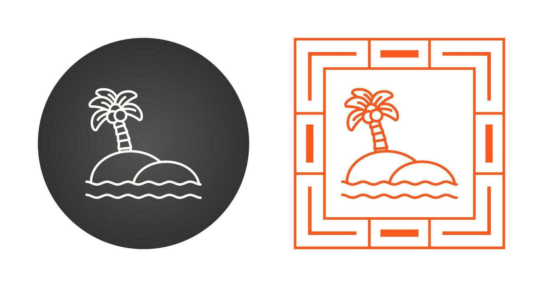 Island Vector Icon