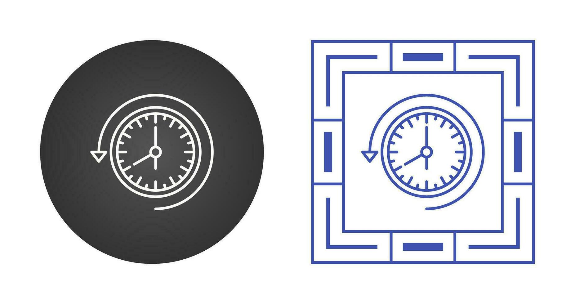 Past Time Vector Icon