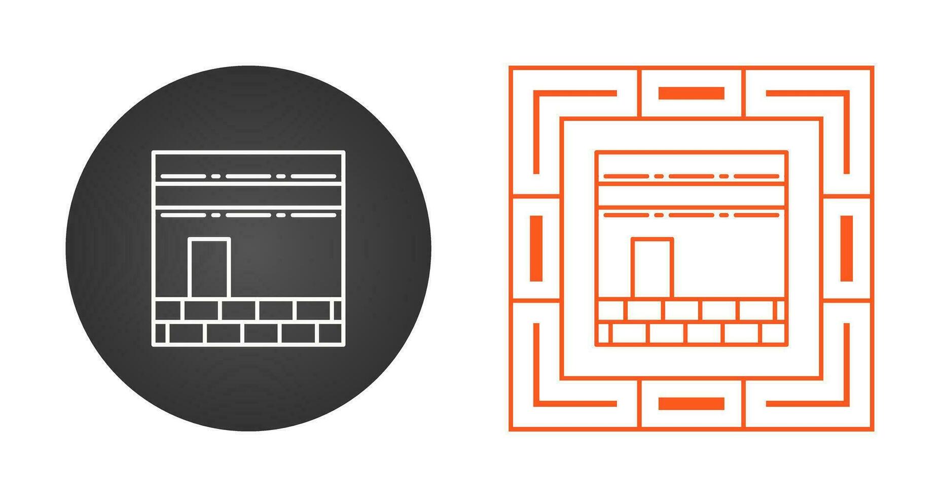 Kaaba Vector Icon