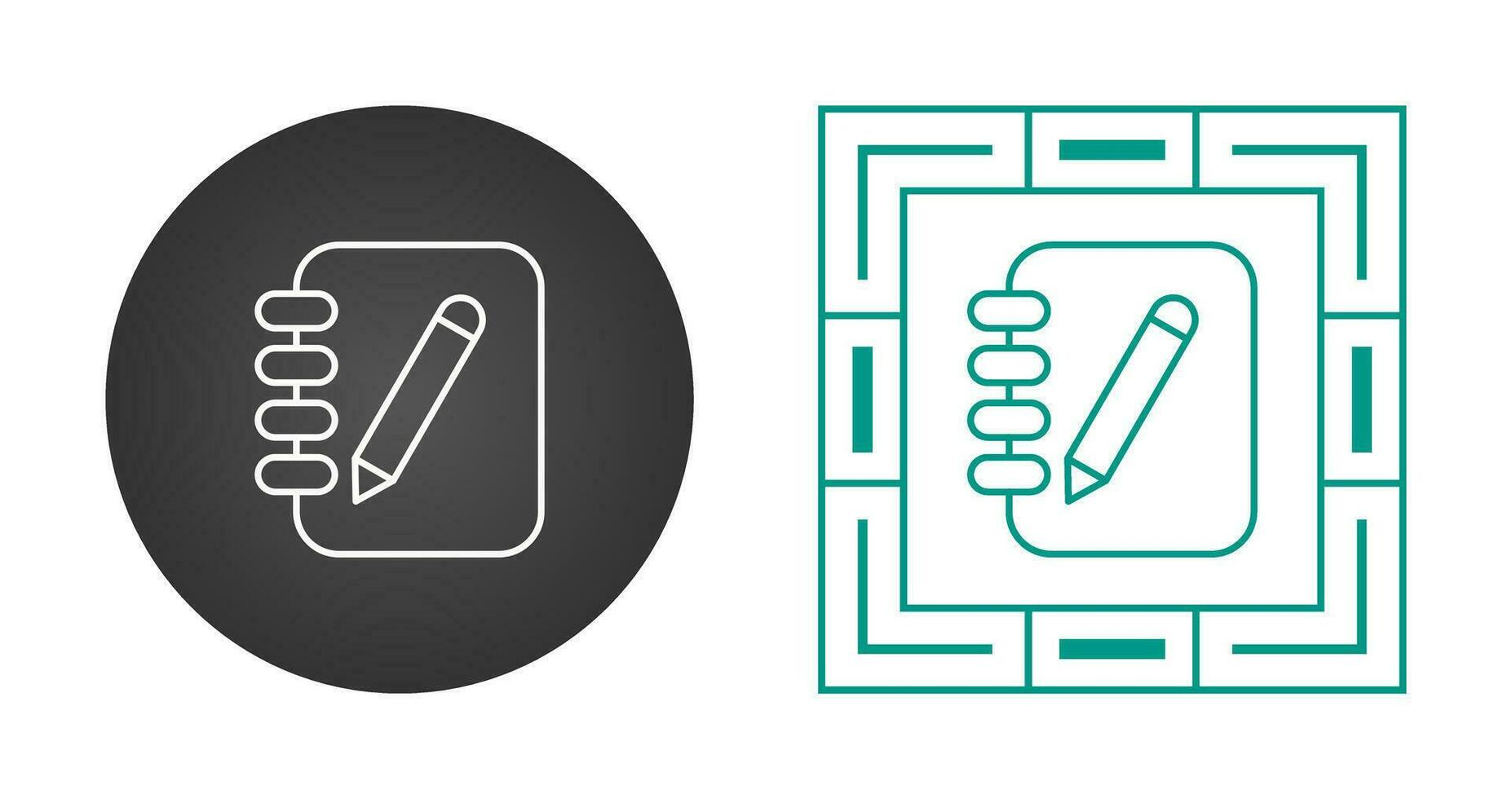 Notebook Vector Icon
