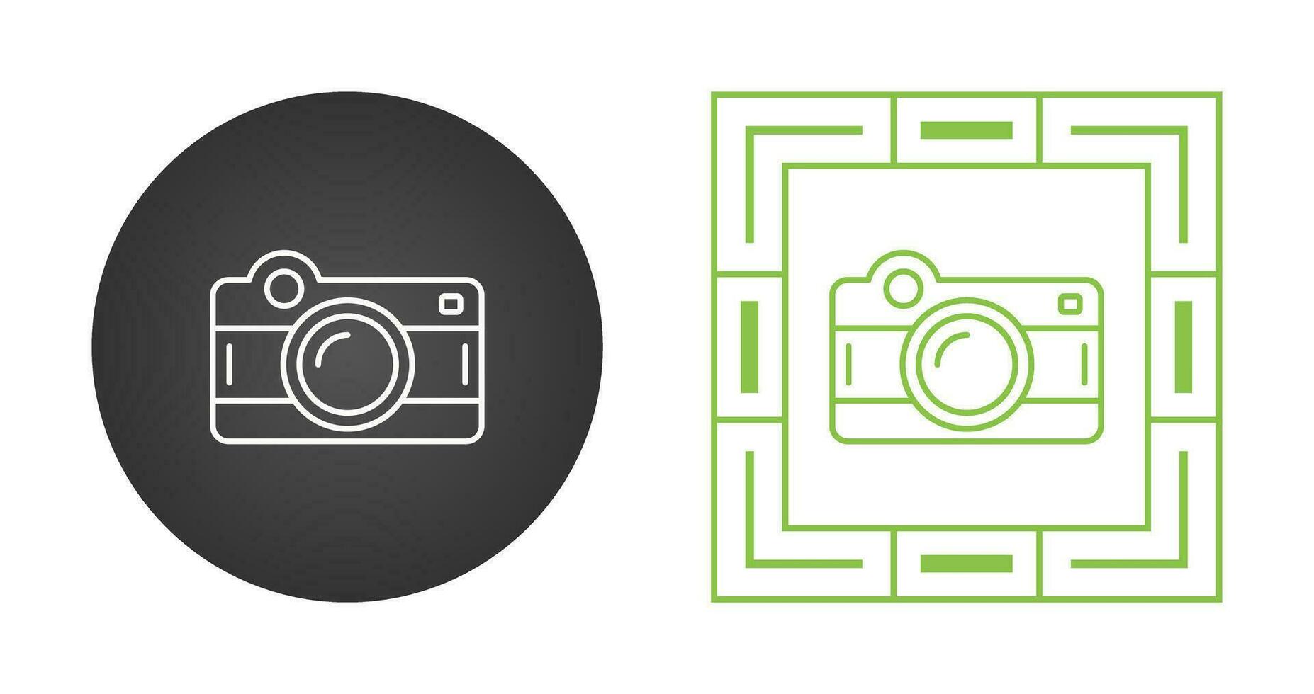 icono de vector de cámara de fotos