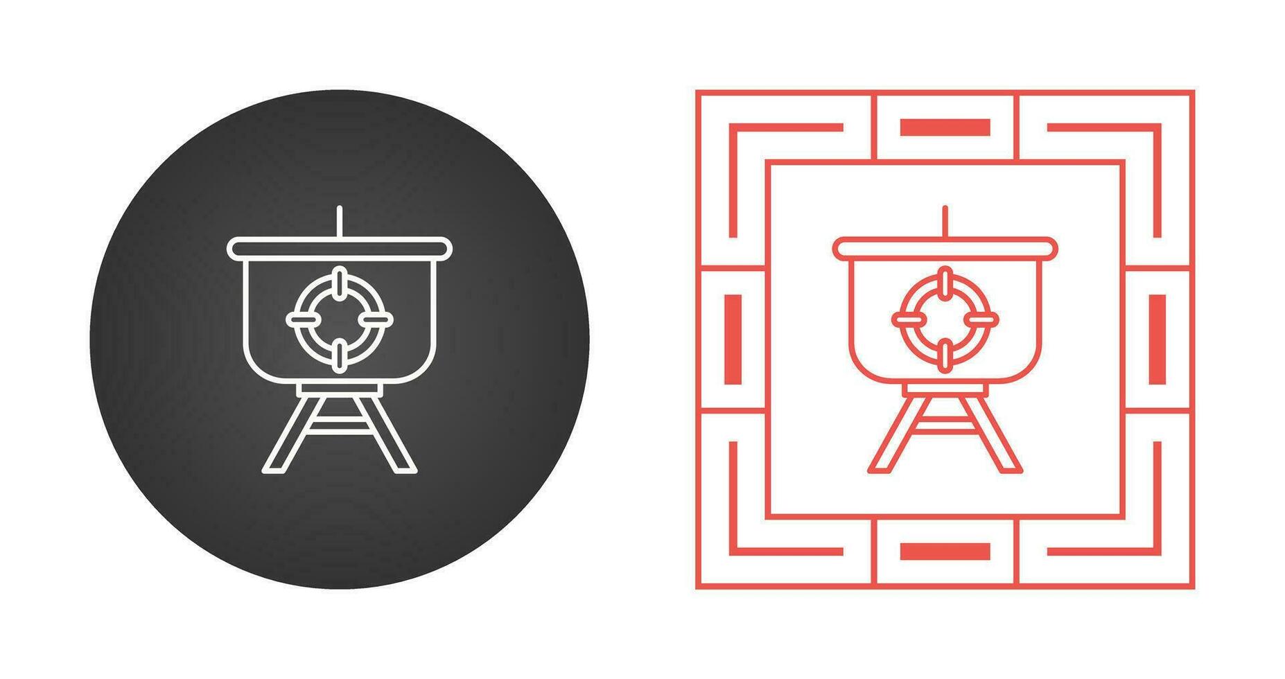 Target Presentation Vector Icon