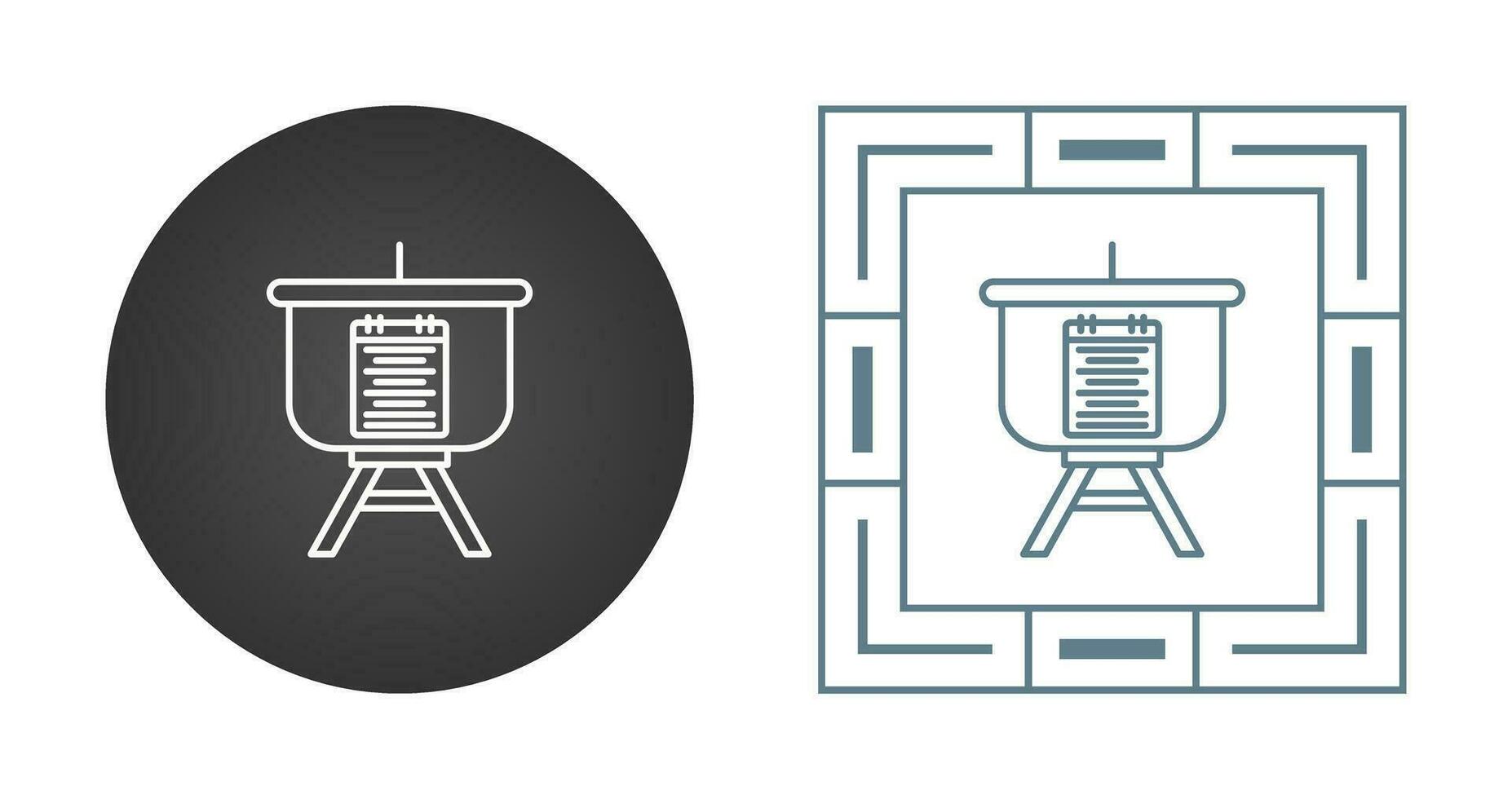 Menu Presentation Vector Icon
