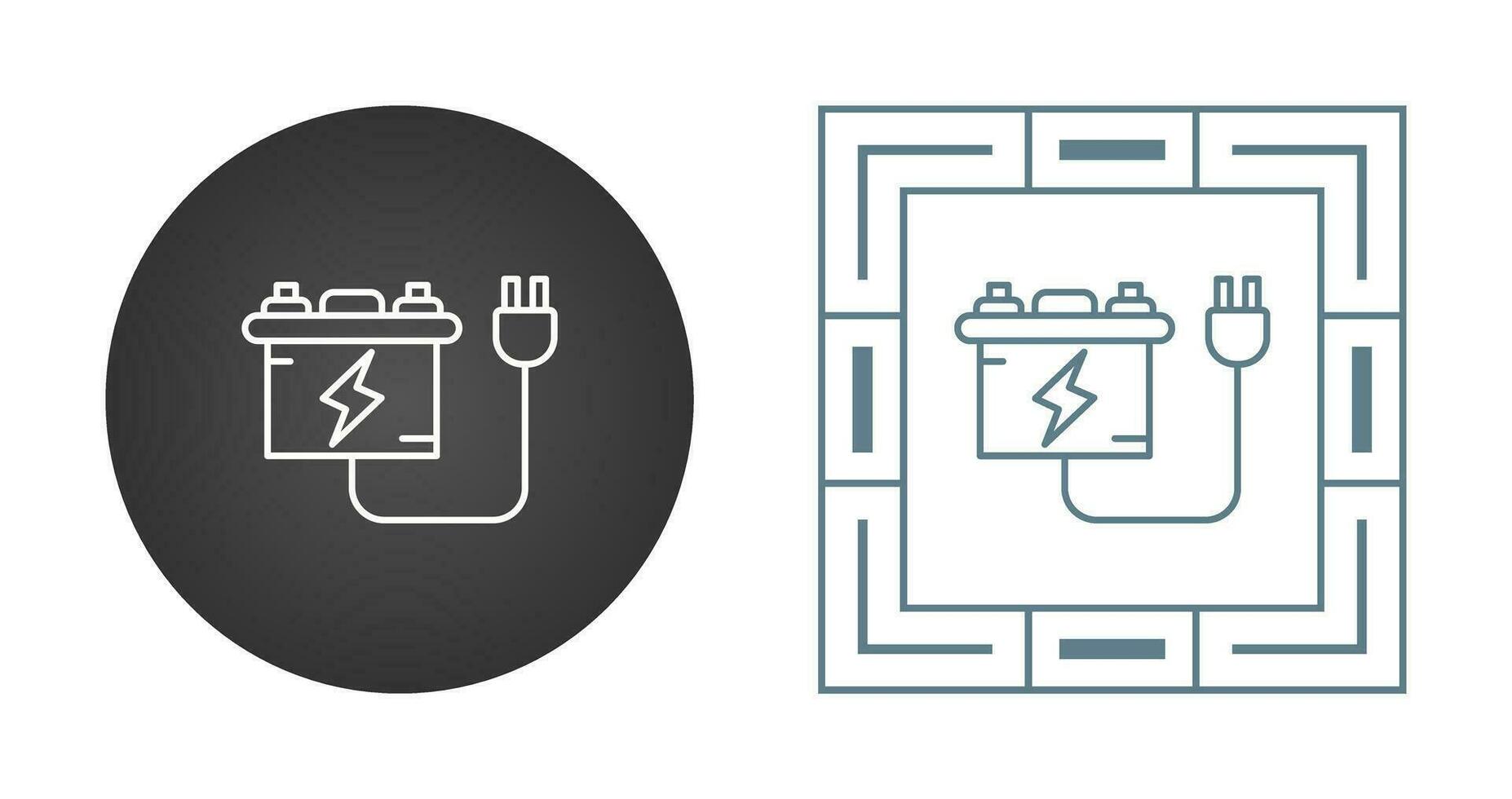 Battery charger Vector Icon