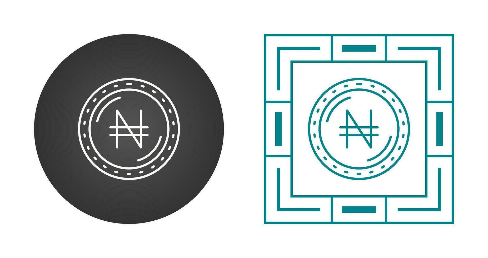 Naira Currency Vector Icon