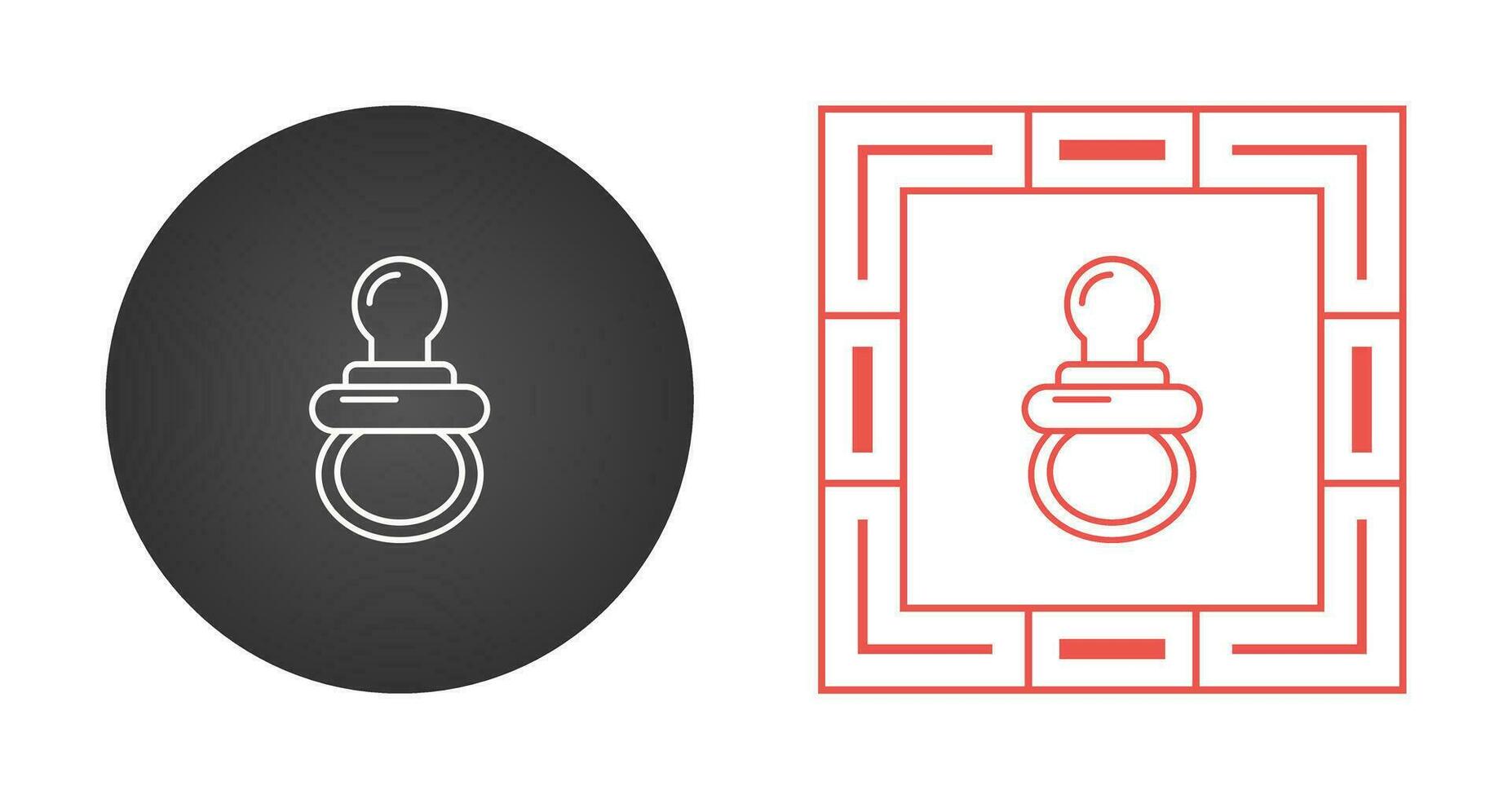 Pacifier Vector Icon