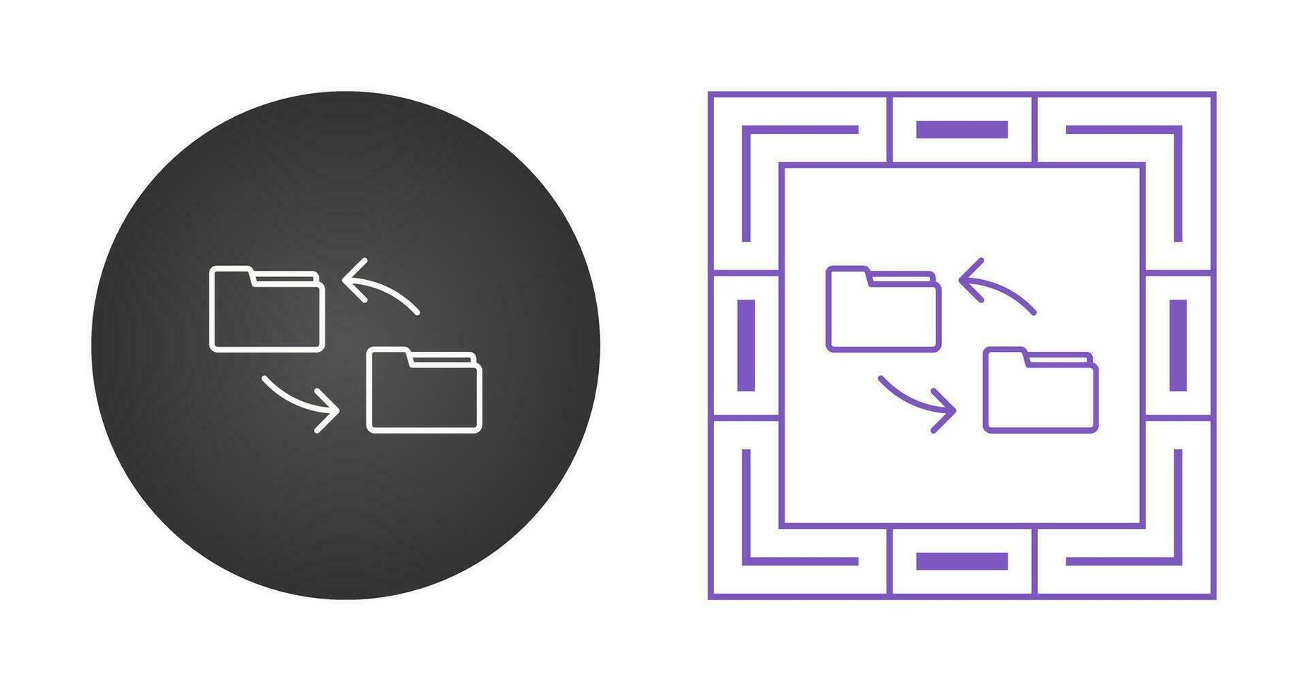 File Transfer Vector Icon