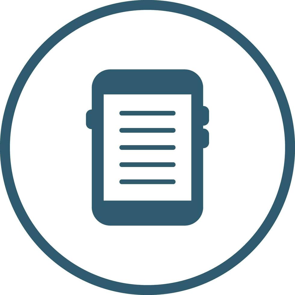 E-reader Vector Icon