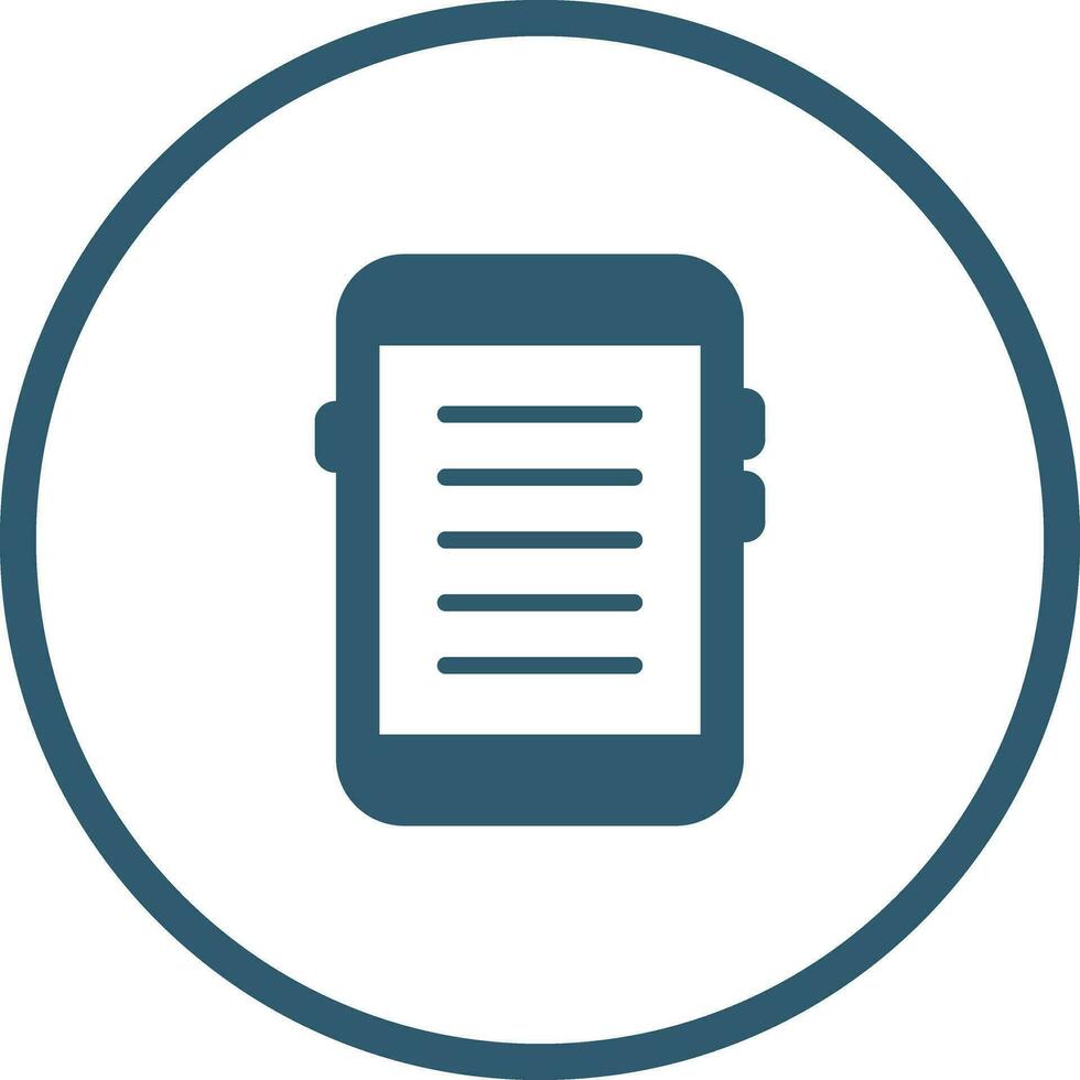 E-reader Vector Icon