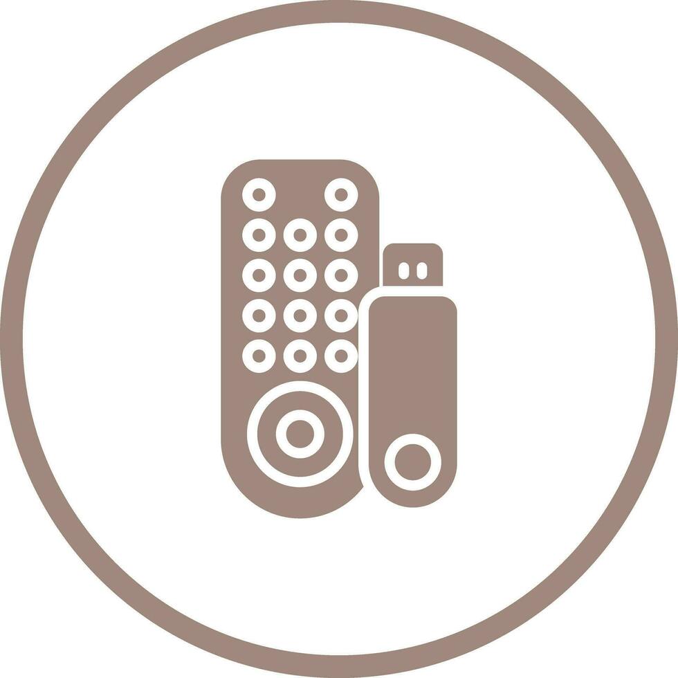 Streaming Stick Vector Icon