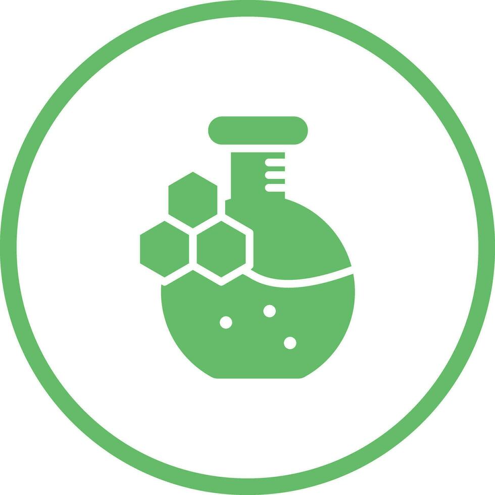 química conjunto vector icono