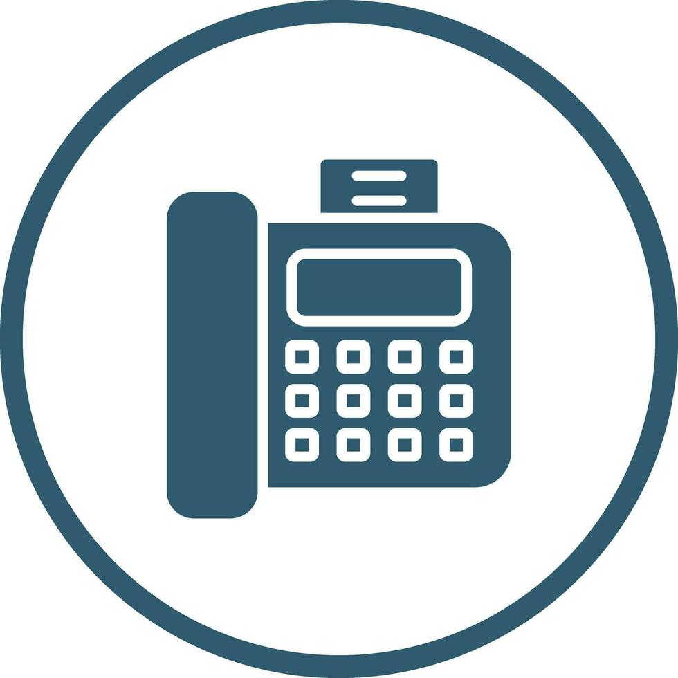 Fax Machine Vector Icon