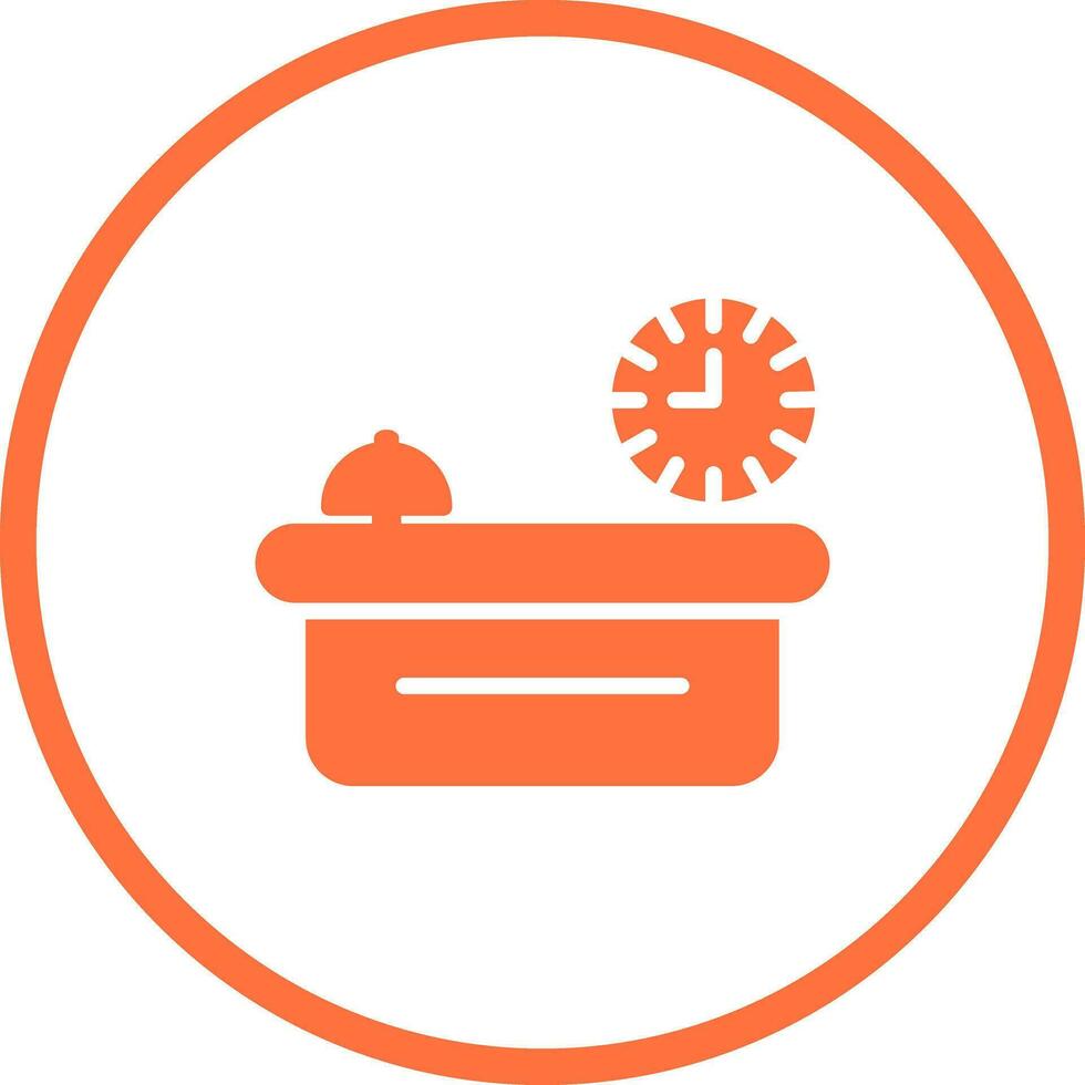 Customer Service Counter Vector Icon