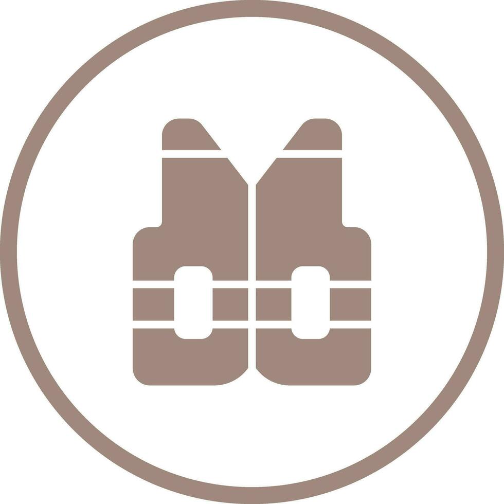 Reflective vest Vector Icon