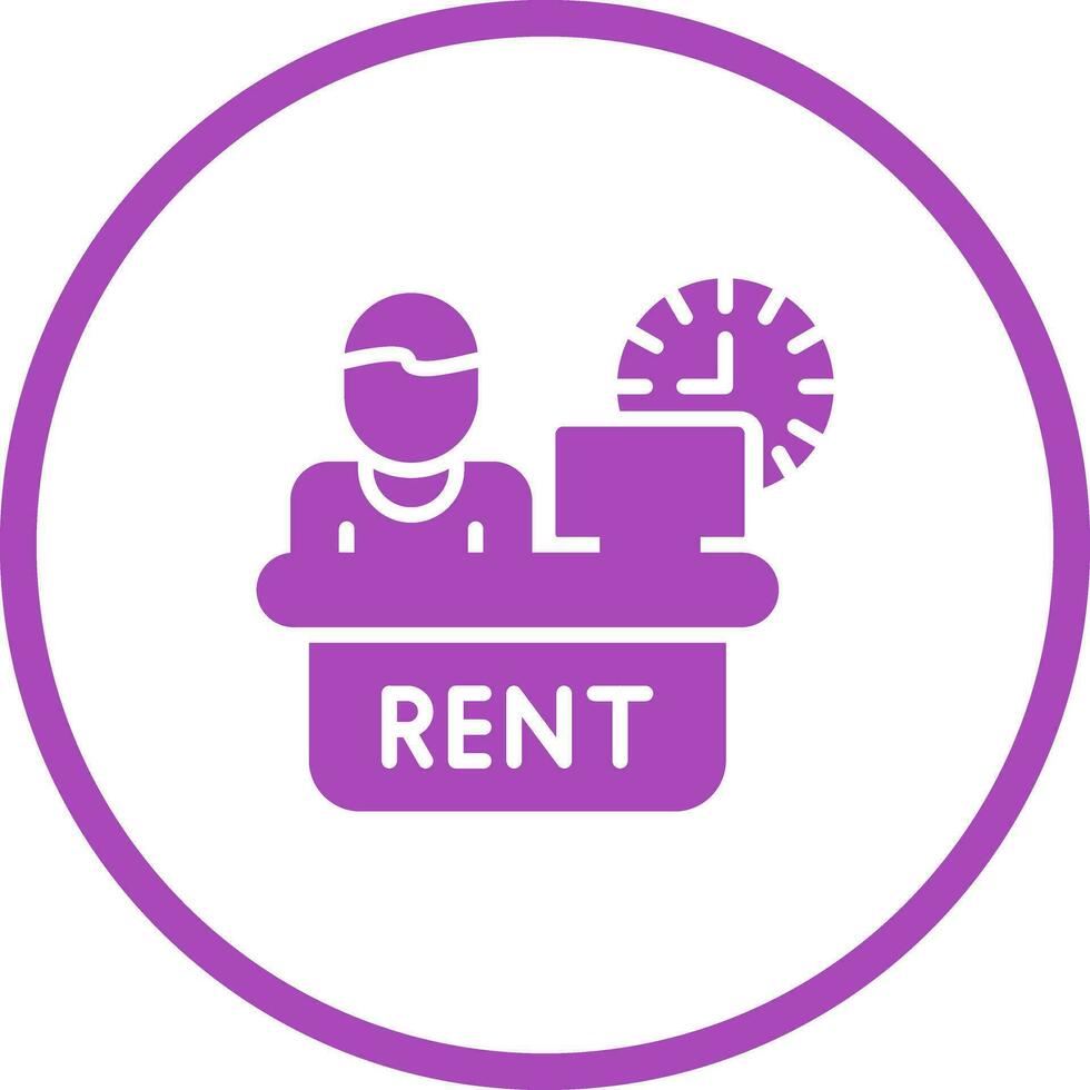Rental Service Vector Icon