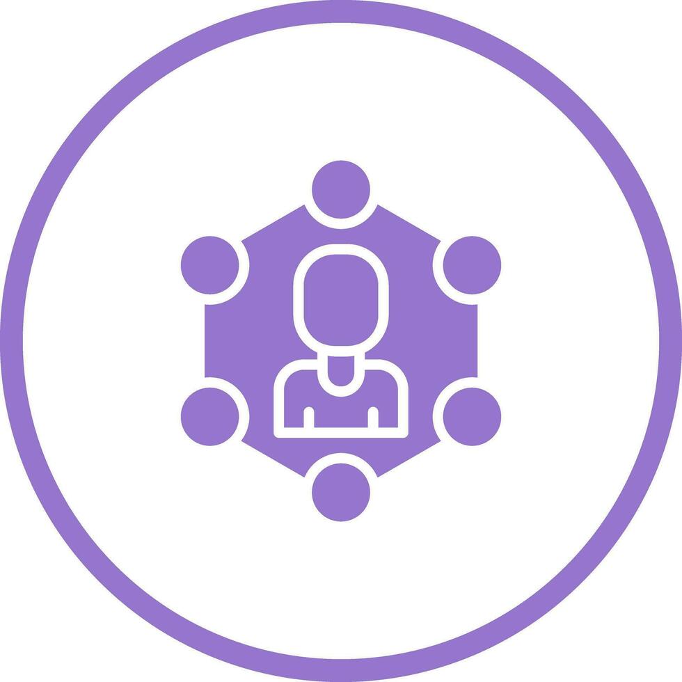 Network Segmentation Vector Icon