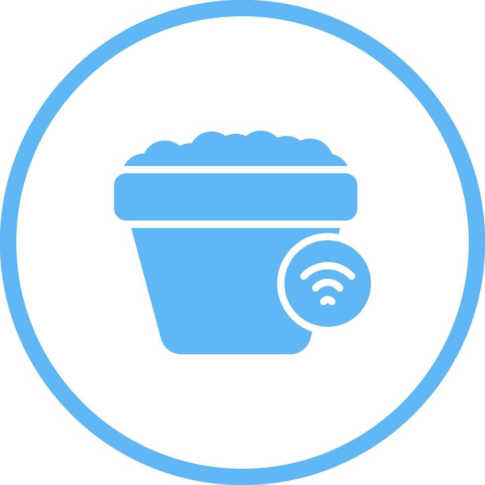 Smart Plant Pot Vector Icon