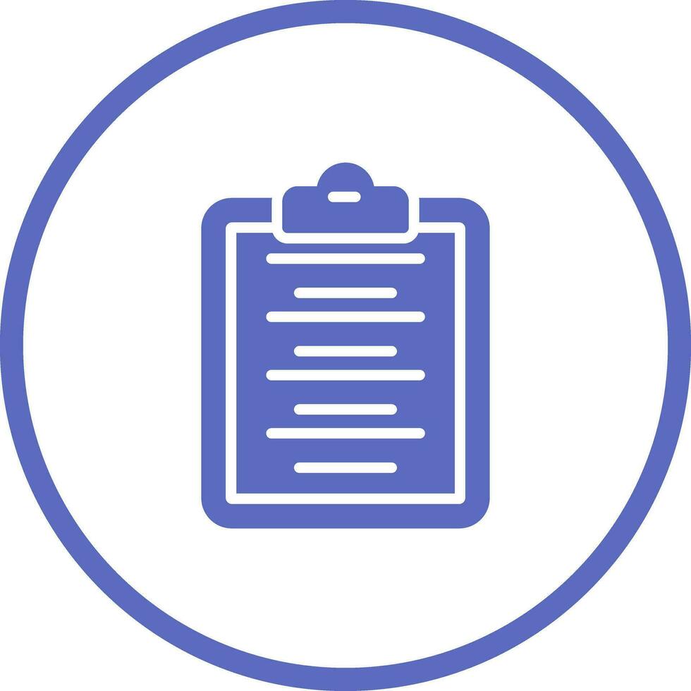 Writing Pad Vector Icon