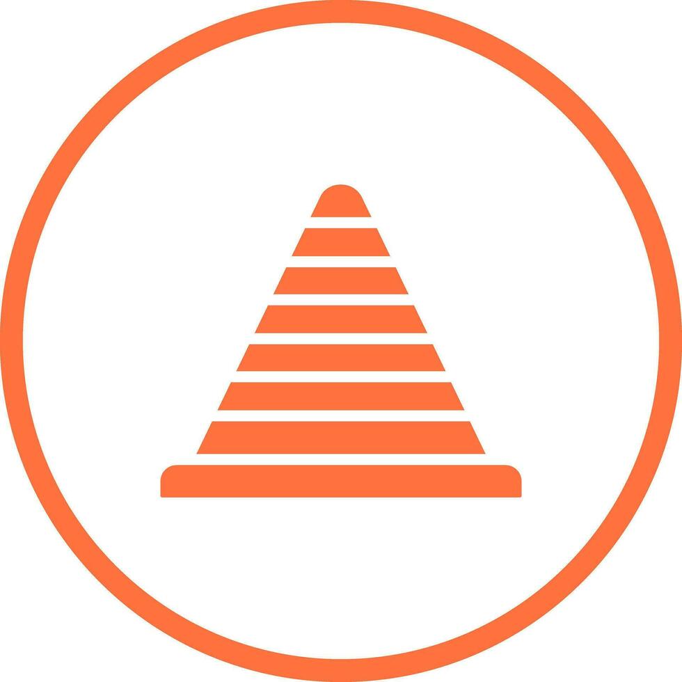 Traffic cone Vector Icon