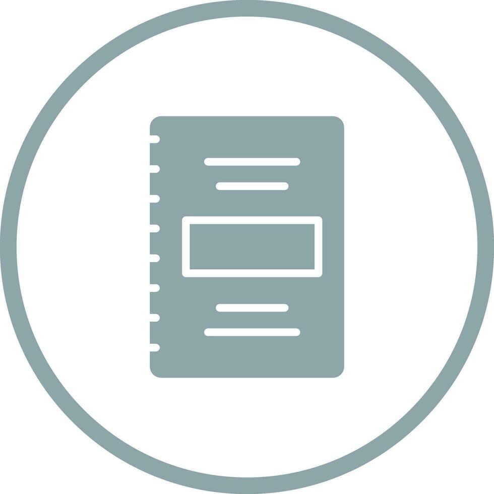 Notebook Vector Icon