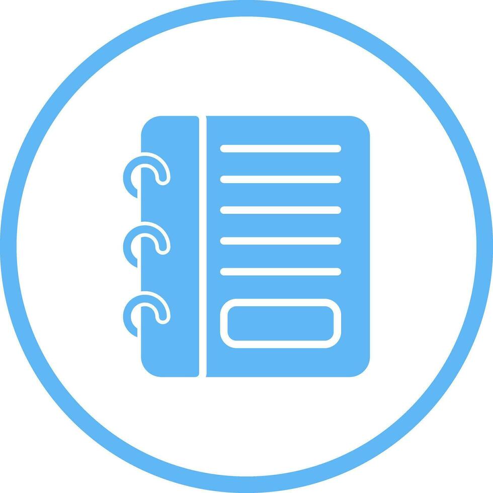 Notepad Vector Icon