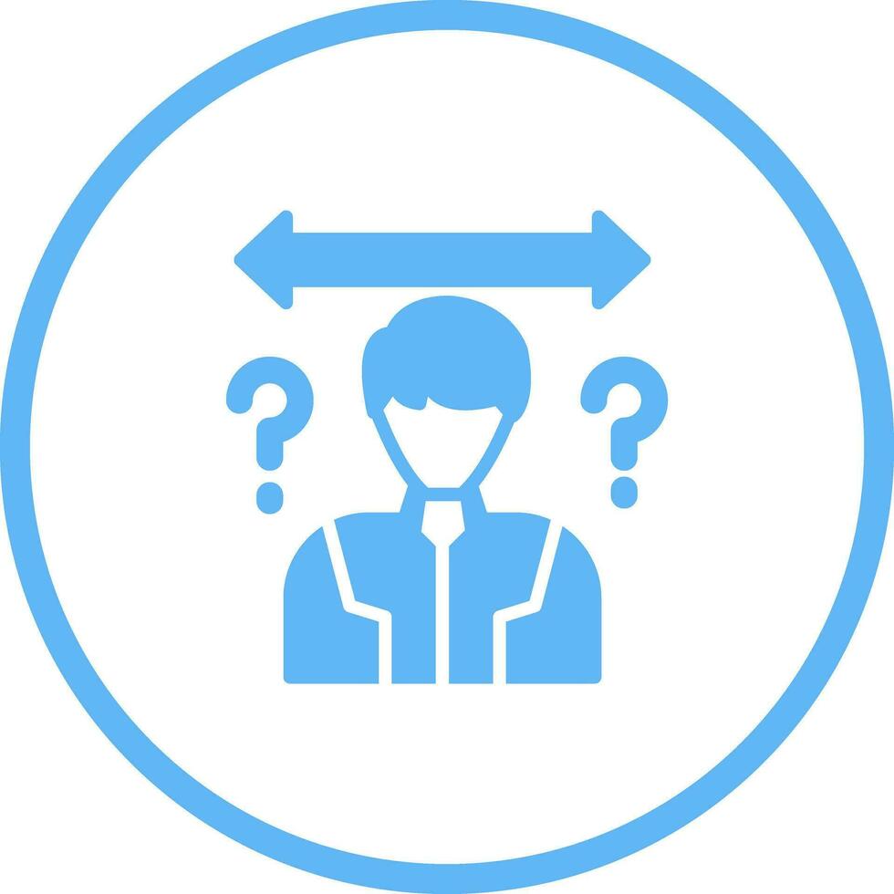 Uncertainty Vector Icon