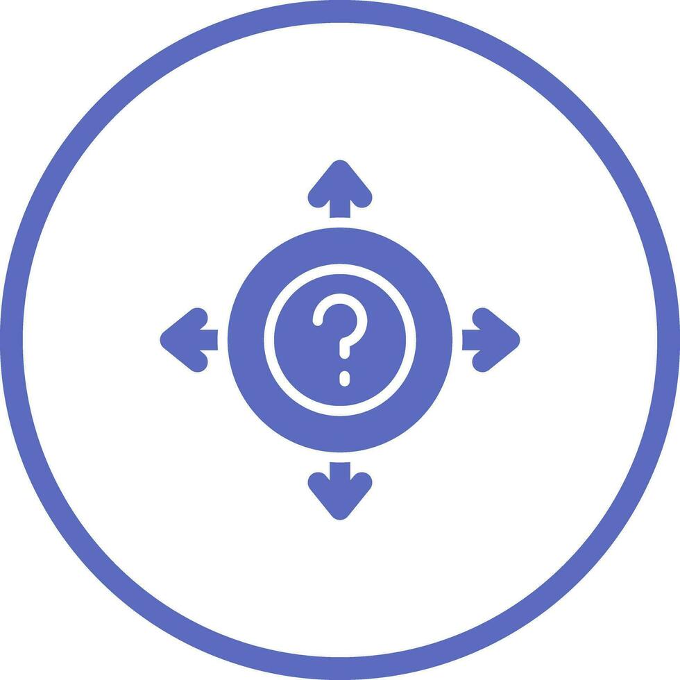 Uncertainty Vector Icon