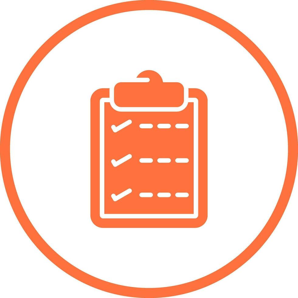 Task list with checkmarks Vector Icon